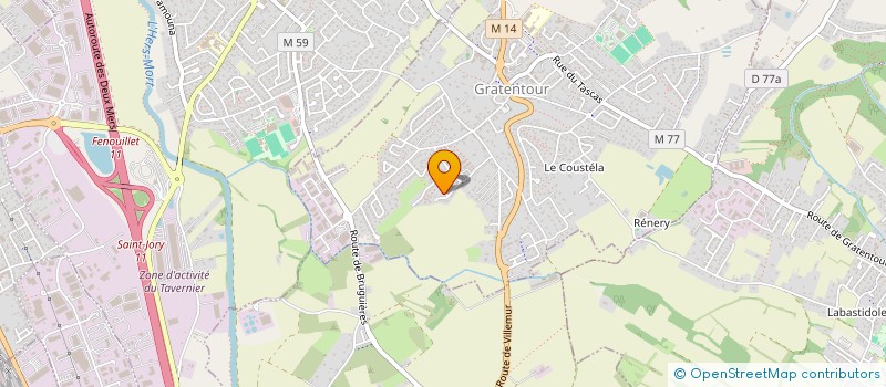 localisation de l'entreprise MADAME MAEVA TURELLA  GRATENTOUR