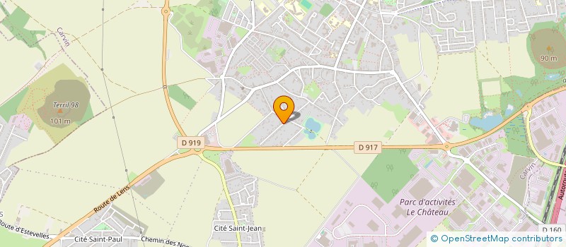 localisation de l'entreprise MADAME MAEVA URIEN  CARVIN