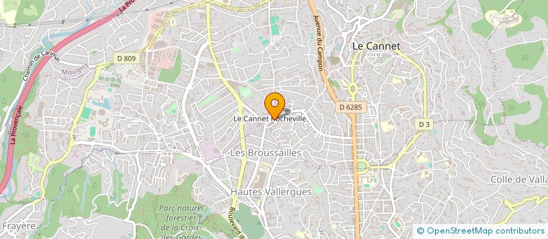 localisation de l'entreprise MADAME MAEVA VALENTI à LE CANNET