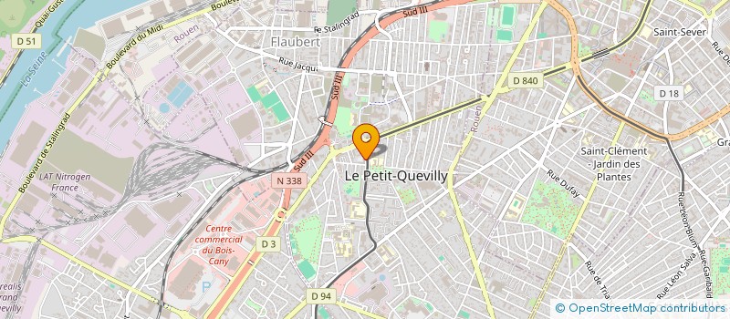localisation de l'entreprise MADAME MAEVA VALLEE  LE PETIT-QUEVILLY