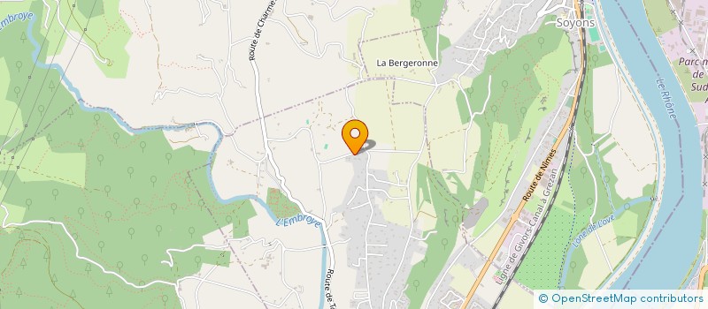 localisation de l'entreprise MADAME MAEVA VALLIER  CHARMES-SUR-RHONE