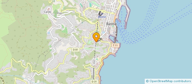 localisation de l'entreprise MADAME MAEVA VANNUCCI  BASTIA