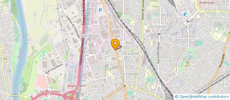 localisation de l'entreprise MADAME MAEVA VERRIER  TOULOUSE