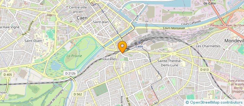 localisation de l'entreprise MADAME MAEVA VIDAUD-LAPERRIERE à CAEN