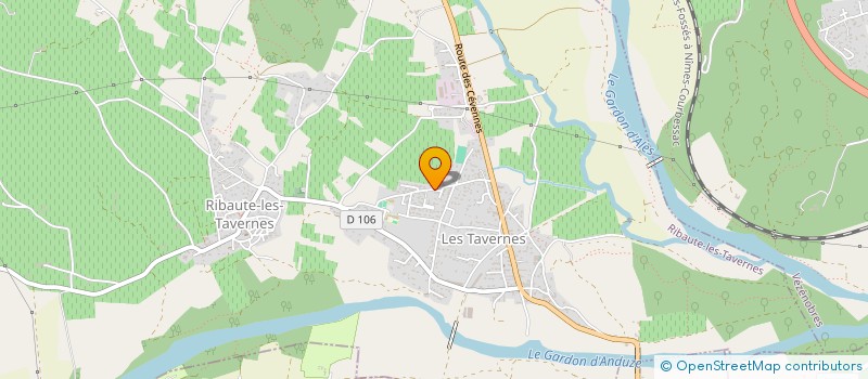 localisation de l'entreprise MADAME MAEVA VIEIRA DOS SANTOS à RIBAUTE-LES-TAVERNES