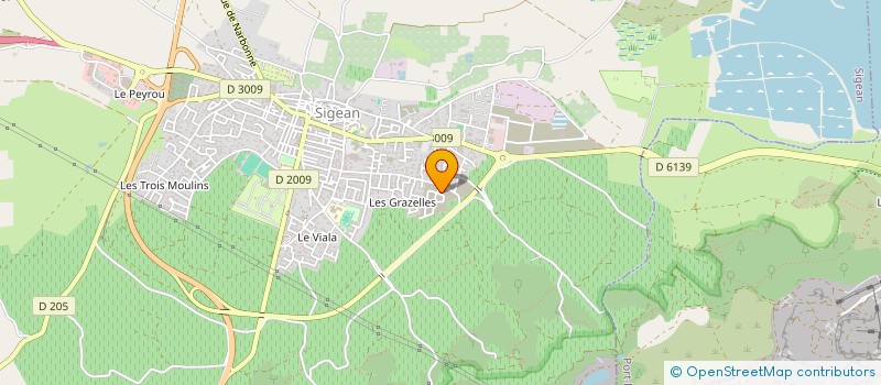 localisation de l'entreprise MADAME MAEVA VILLENEUVE  SIGEAN