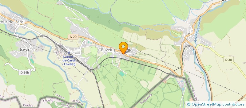 localisation de l'entreprise MADAME MAEVA VINCENT  ENVEITG