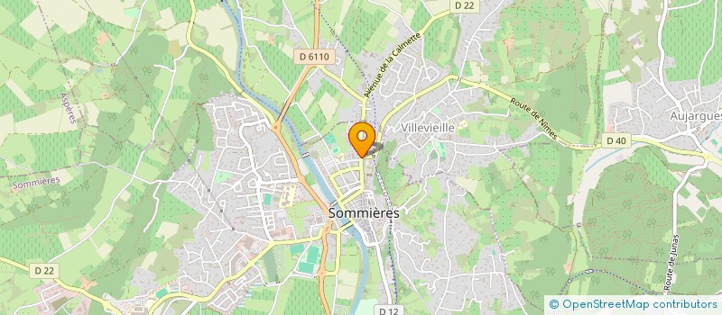 localisation de l'entreprise MADAME MAEVA VINCON  SOMMIERES