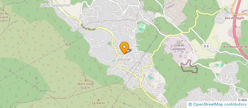 localisation de l'entreprise MADAME MAEVA VISCIANO  CADOLIVE