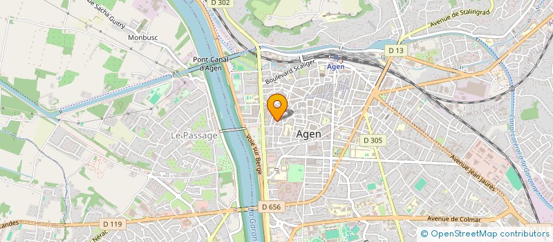 localisation de l'entreprise MADAME MAEVA WERTZ  AGEN