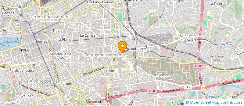 localisation de l'entreprise MADAME MAEVA WIAME à MARSEILLE