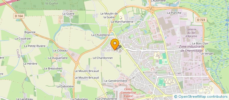 localisation de l'entreprise MADAME MAEWENN BERRA  ANCENIS-SAINT-GEREON