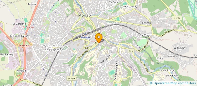 localisation de l'entreprise MADAME MAEWENN FOUCHET à MORLAIX