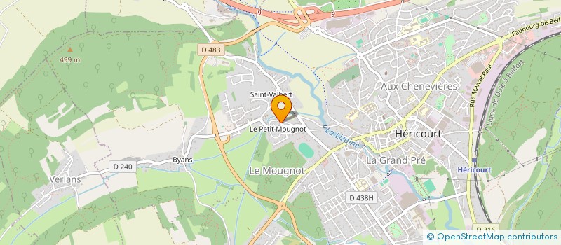 localisation de l'entreprise MADAME MAFFLI DEMANY  HERICOURT