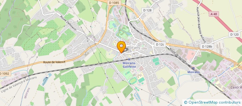 localisation de l'entreprise MADAME MAGALHAES CLAUDIA à BOURGOIN-JALLIEU