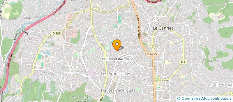 localisation de l'entreprise MADAME MAGALI AJROUD à LE CANNET