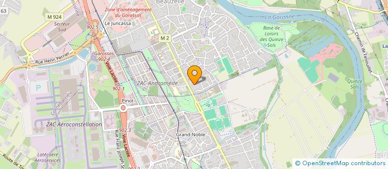 localisation de l'entreprise MADAME MAGALI ALAMY à BLAGNAC