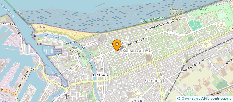 localisation de l'entreprise MADAME MAGALI AMEEUW à DUNKERQUE