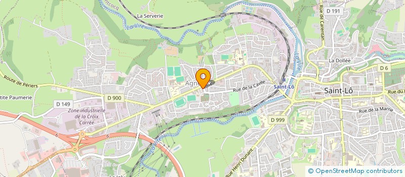 localisation de l'entreprise MADAME MAGALI AMILCAR  AGNEAUX