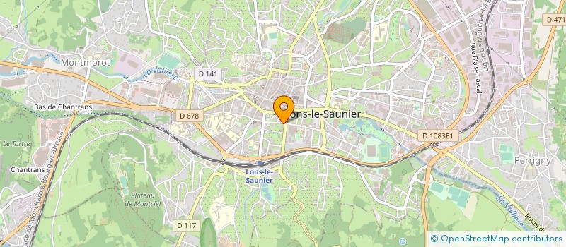localisation de l'entreprise MADAME MAGALI ANGONNET à LONS-LE-SAUNIER