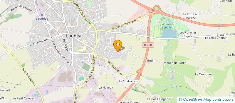 localisation de l'entreprise MADAME MAGALI ANNICK DESAINT à LOUDEAC