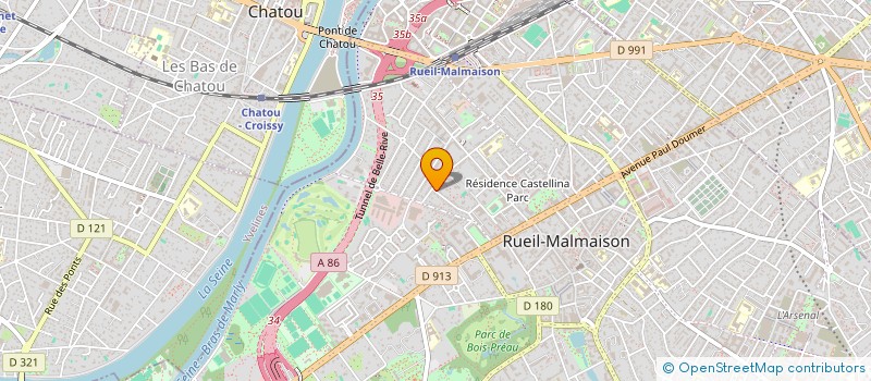 localisation de l'entreprise MADAME MAGALI ARNAULT à RUEIL-MALMAISON