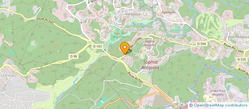 localisation de l'entreprise MADAME MAGALI ARNAULT à VALBONNE