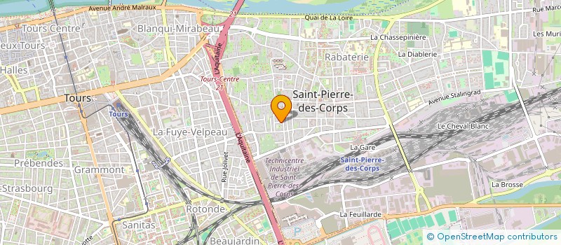 localisation de l'entreprise MADAME MAGALI ARRIGHI  SAINT-PIERRE-DES-CORPS