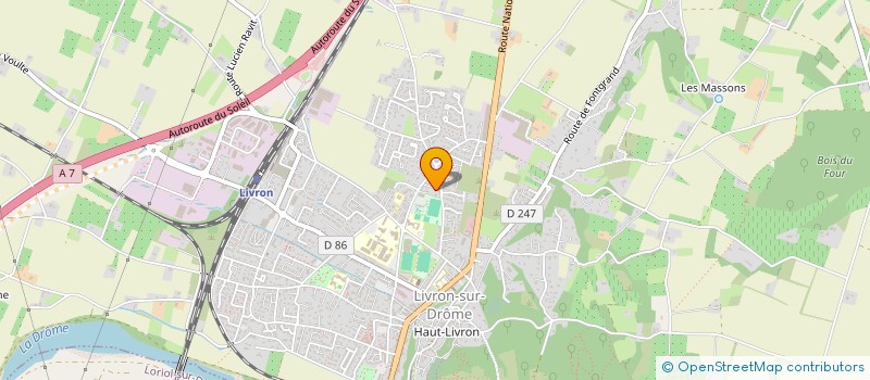 localisation de l'entreprise MADAME MAGALI ARSAC  LIVRON-SUR-DROME