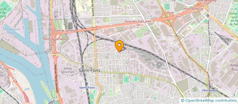 localisation de l'entreprise MADAME MAGALI ATTIAS  SAINT-FONS