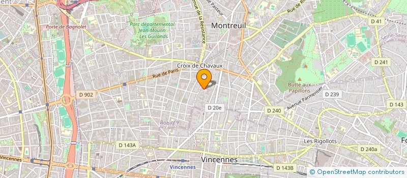 localisation de l'entreprise MADAME MAGALI ATTIOGBE à MONTREUIL