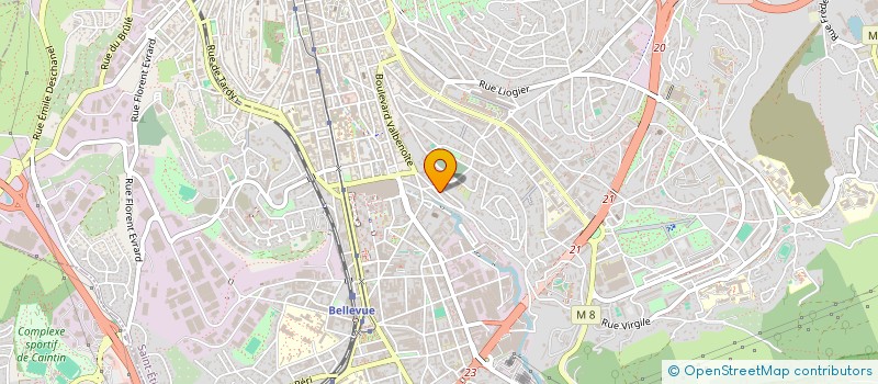 localisation de l'entreprise MADAME MAGALI AUDOUARD  SAINT-ETIENNE