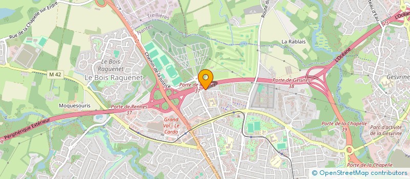 localisation de l'entreprise MADAME MAGALI AUFFRET à NANTES