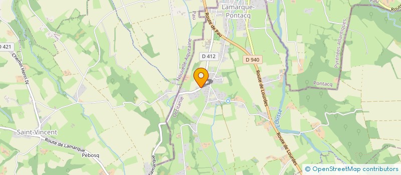 localisation de l'entreprise MADAME MAGALI AUGE  LAMARQUE-PONTACQ