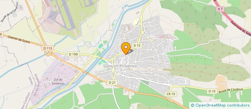 localisation de l'entreprise MADAME MAGALI AUPHAN  LANCON-PROVENCE