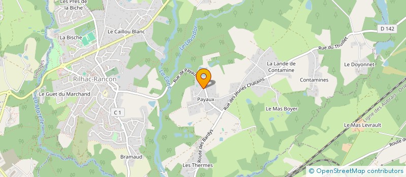 localisation de l'entreprise MADAME MAGALI AZAMA  RILHAC-RANCON