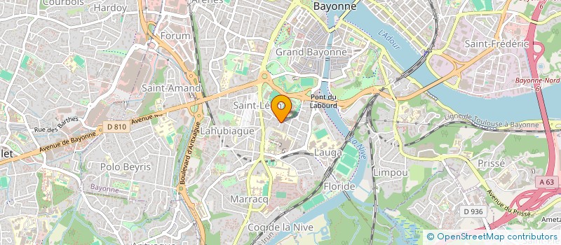 localisation de l'entreprise MADAME MAGALI BABIN à BAYONNE