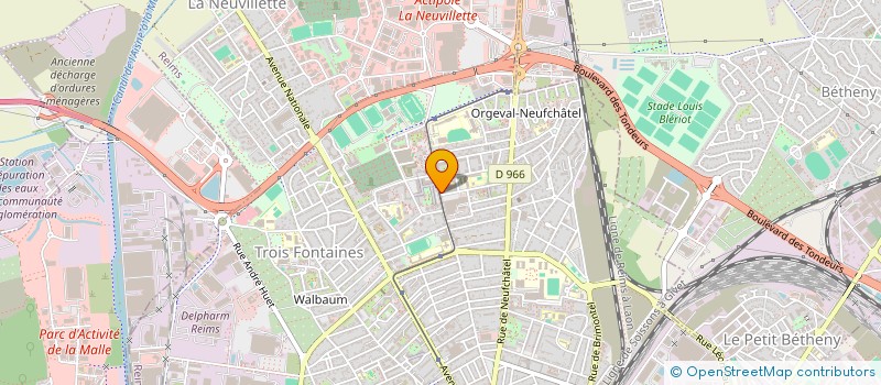 localisation de l'entreprise MADAME MAGALI BACKES  REIMS