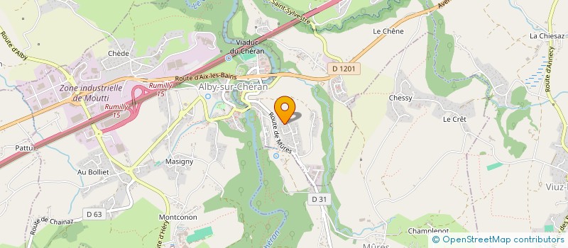 localisation de l'entreprise MADAME MAGALI BAISSIERES  ALBY-SUR-CHERAN