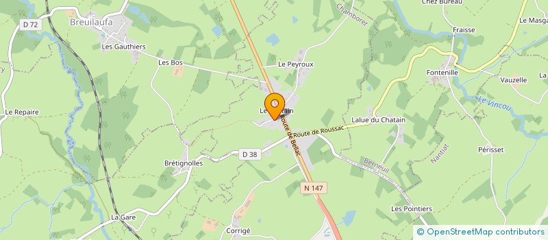 localisation de l'entreprise MADAME MAGALI BALLAGE à CHAMBORET