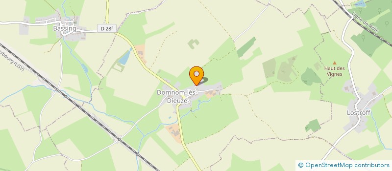 localisation de l'entreprise MADAME MAGALI BALLANGER  DOMNOM-LES-DIEUZE