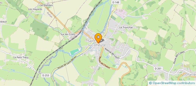 localisation de l'entreprise MADAME MAGALI BARBARIN  SAINT-LEGER-SUR-DHEUNE