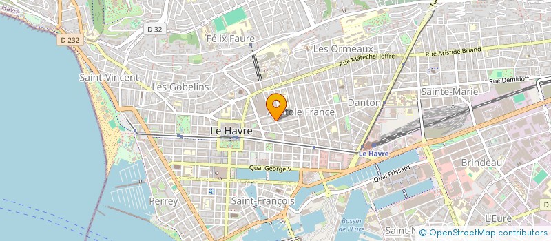 localisation de l'entreprise MADAME MAGALI BARBE à LE HAVRE
