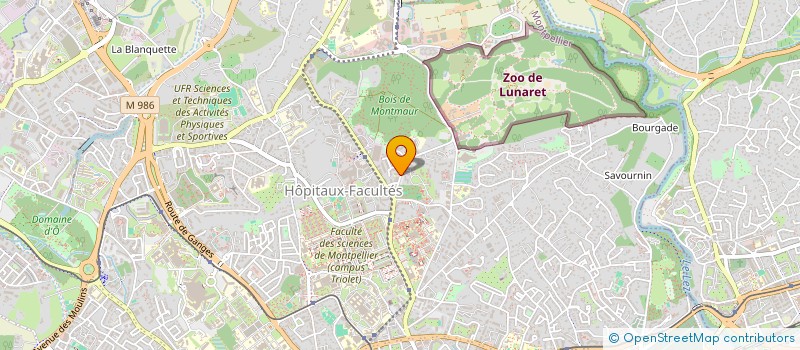 localisation de l'entreprise MADAME MAGALI BARCELO  CLAPIERS