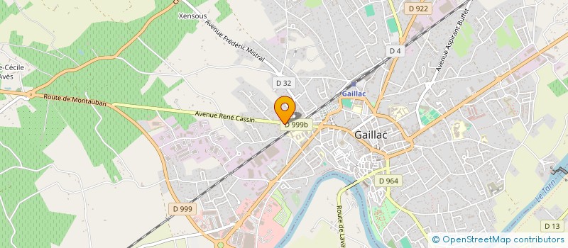 localisation de l'entreprise MADAME MAGALI BARTHEZ  GAILLAC