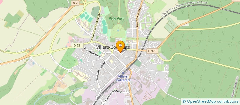 localisation de l'entreprise MADAME MAGALI BATTEUX à VILLERS-COTTERETS