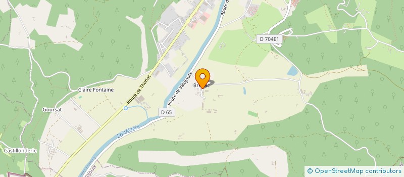 localisation de l'entreprise MADAME MAGALI BAUDE  MONTIGNAC-LASCAUX