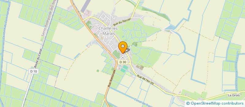 localisation de l'entreprise MADAME MAGALI BAUDRY  CHAILLE-LES-MARAIS