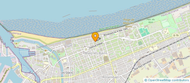 localisation de l'entreprise MADAME MAGALI BEDEL à DUNKERQUE