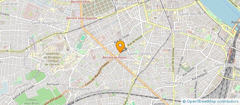 localisation de l'entreprise MADAME MAGALI BENHAIM  BORDEAUX